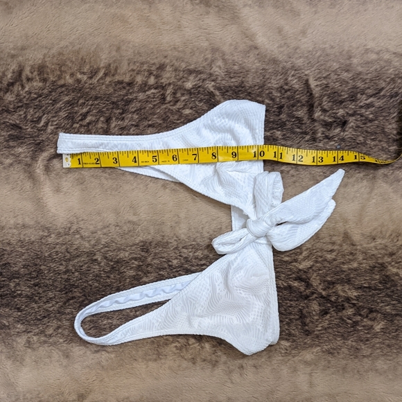 ASOS Tie Front Crochet Bikini Top - Picture 6 of 6